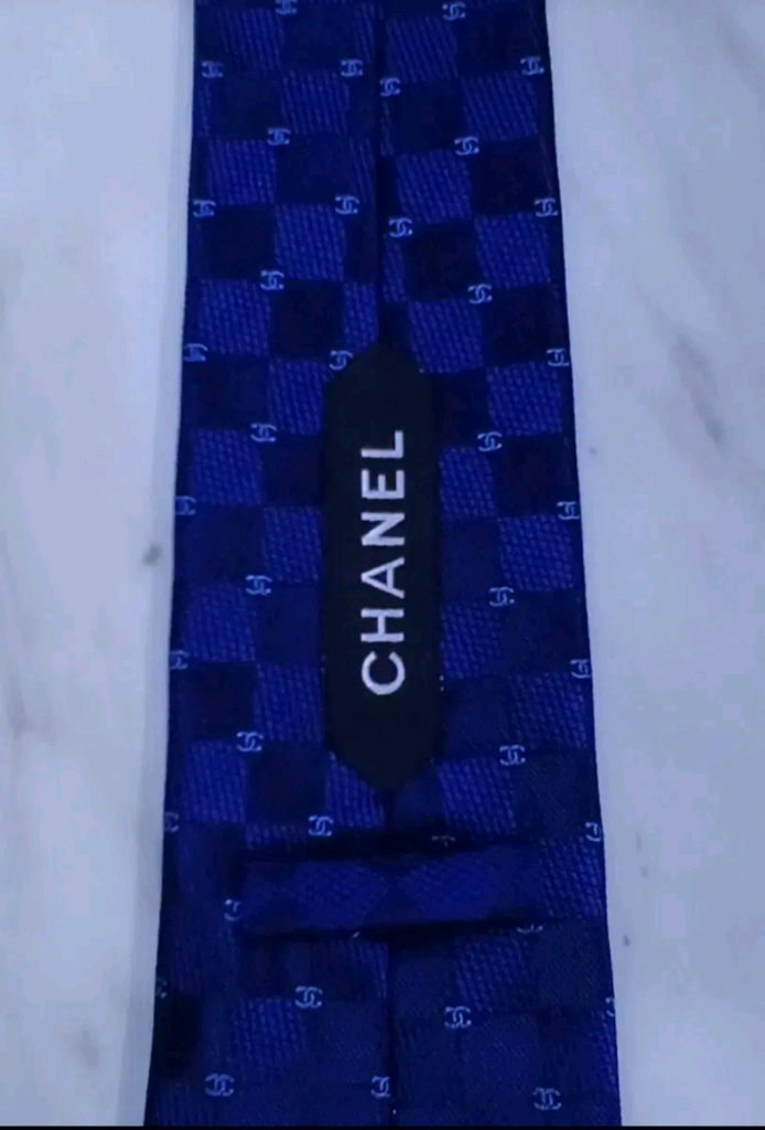 [신형 미사용 새상품] 샤넬 CC 로고 모노그램 넥타이 (루이비통 프라다 구찌 디올 펜디 에르메스) 이미지