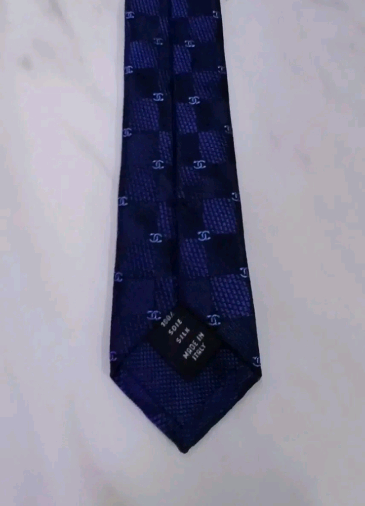 [신형 미사용 새상품] 샤넬 CC 로고 모노그램 넥타이 (루이비통 프라다 구찌 디올 펜디 에르메스) 이미지