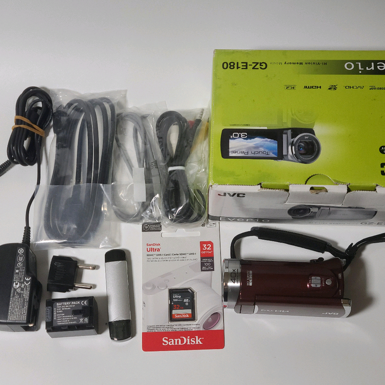 JVC GZ-E180 빈티지 캠코더 디카 디지털카메라 이미지