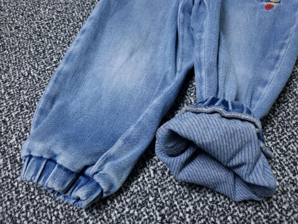 [무료배송][100]베베드피노 굿나잇 문 데님 조거팬츠 이미지