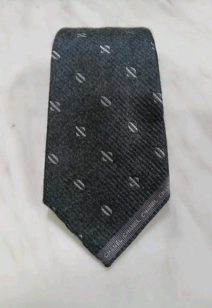 [최고급 중년 넥타이] 샤넬 케시미어 실크 넥타이 (루이비통 프라다 구찌 디올 펜디 에르메스) 이미지