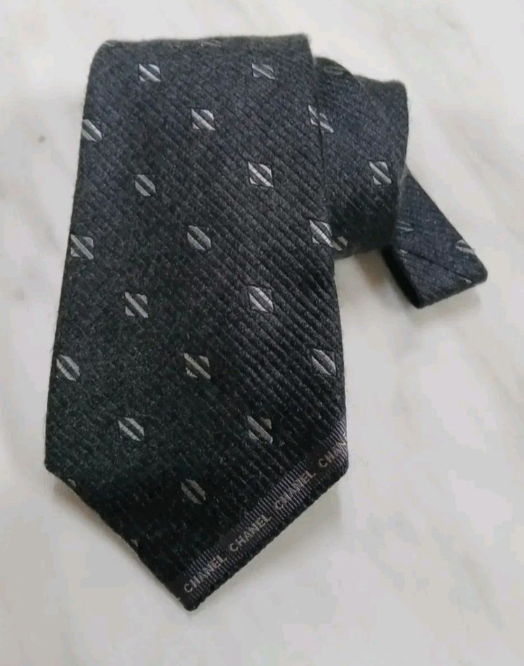 [최고급 중년 넥타이] 샤넬 케시미어 실크 넥타이 (루이비통 프라다 구찌 디올 펜디 에르메스) 이미지