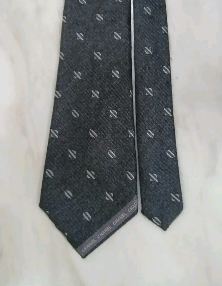 [최고급 중년 넥타이] 샤넬 케시미어 실크 넥타이 (루이비통 프라다 구찌 디올 펜디 에르메스) 이미지
