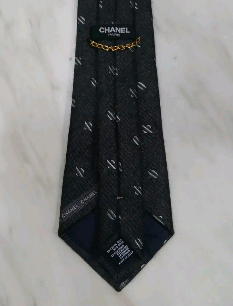 [최고급 중년 넥타이] 샤넬 케시미어 실크 넥타이 (루이비통 프라다 구찌 디올 펜디 에르메스) 이미지