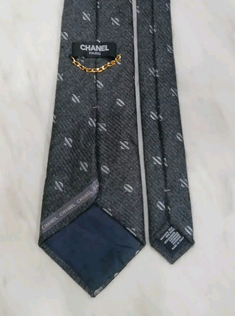 [최고급 중년 넥타이] 샤넬 케시미어 실크 넥타이 (루이비통 프라다 구찌 디올 펜디 에르메스) 이미지