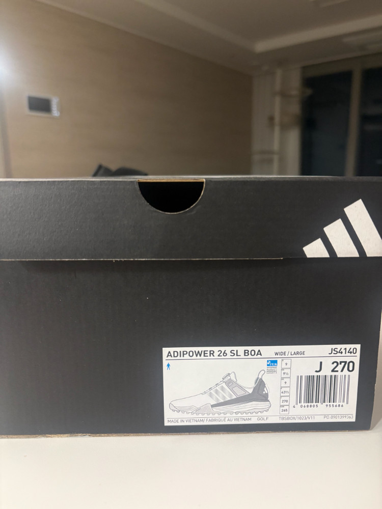 26년신상 아디다스 아디파워골프화 270 새제품 이미지