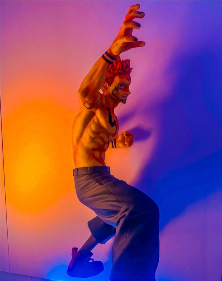 주술회전 료멘 스쿠나 리페인트 고죠 애니 도색 2D 이타도리 후시구로 리페인팅 레진 도색 영역전개 라스트원 피규어 이미지