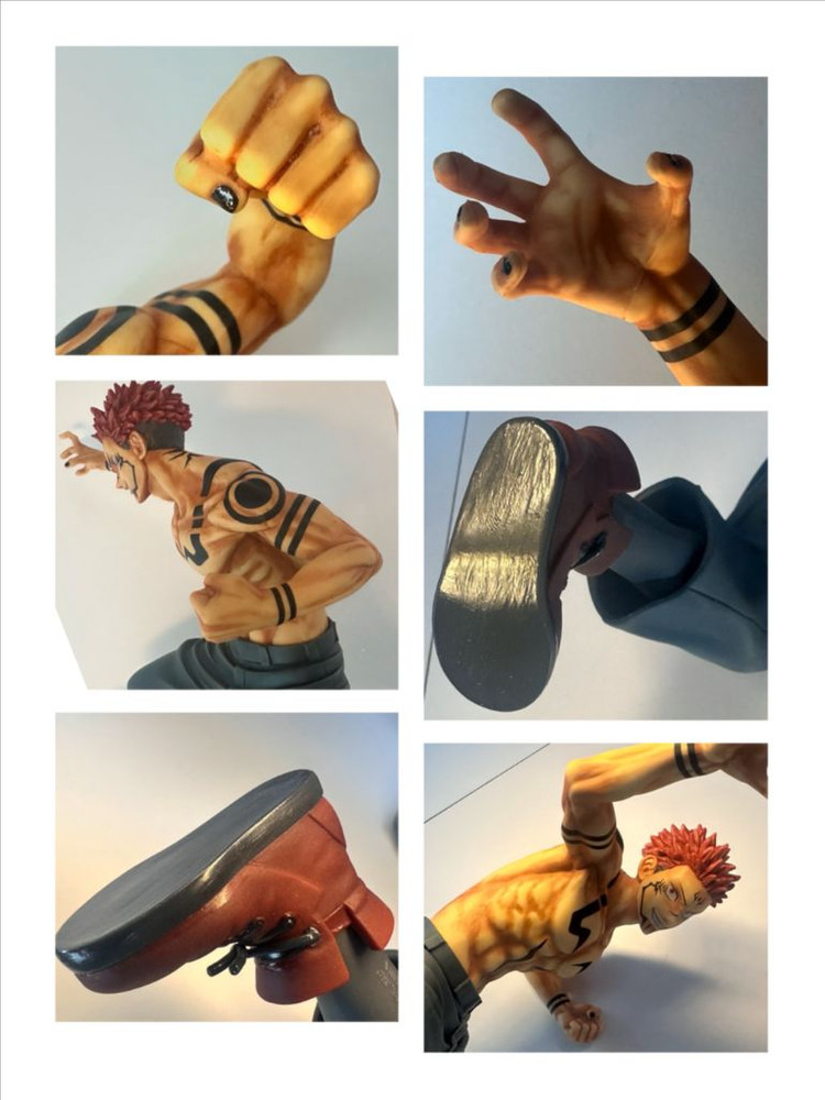 주술회전 료멘 스쿠나 리페인트 고죠 애니 도색 2D 이타도리 후시구로 리페인팅 레진 도색 영역전개 라스트원 피규어 이미지