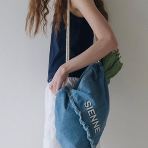 마지막가격) 시엔느 데님 백팩 시엔느 데님백(Logo Denim) 이미지