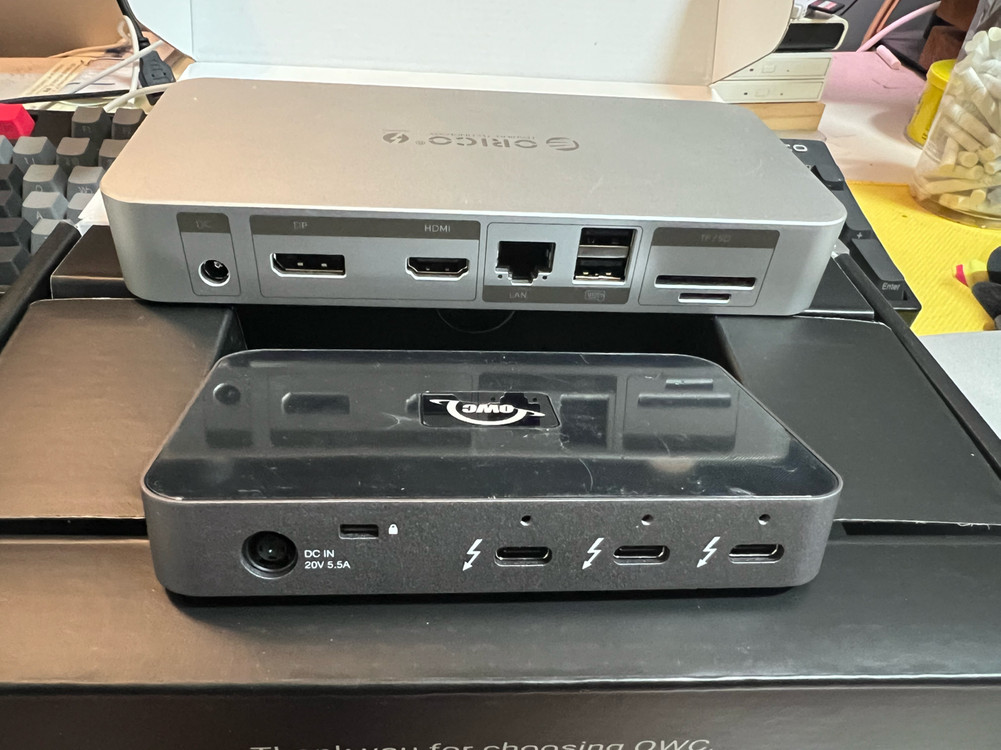 썬더볼트4 썬더볼트3 독 도킹 스테이션 벨킨 오리코 owc 이미지