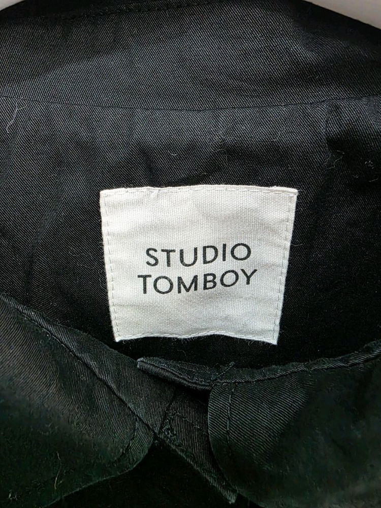 스튜디오 톰보이 여성 트렌치 반코트 이미지