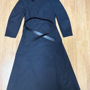 잇미샤 언발 웨이브넥 퍼프소매 원피스 블랙 / 44 55가능 이미지