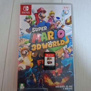 닌텐도스위치 슈퍼마리오 3D월드+퓨리월드 타이틀 이미지