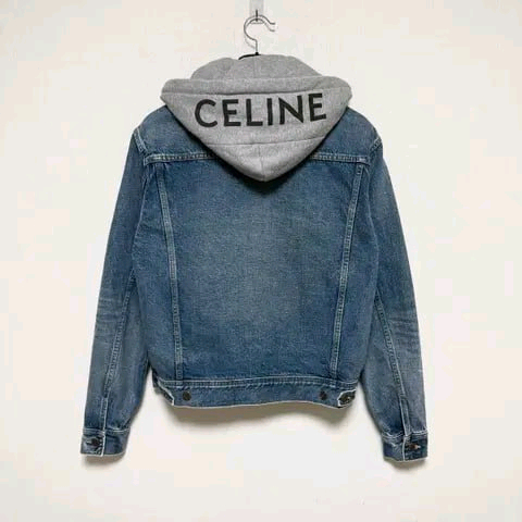 [M] 셀린느 백로고 후드 데님 청자켓 이미지