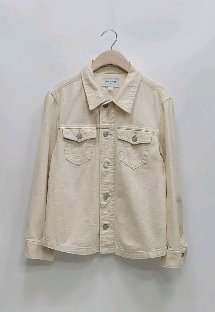 트루릴리전 데님 트러커 자켓 / 여 M 아이보리 이미지