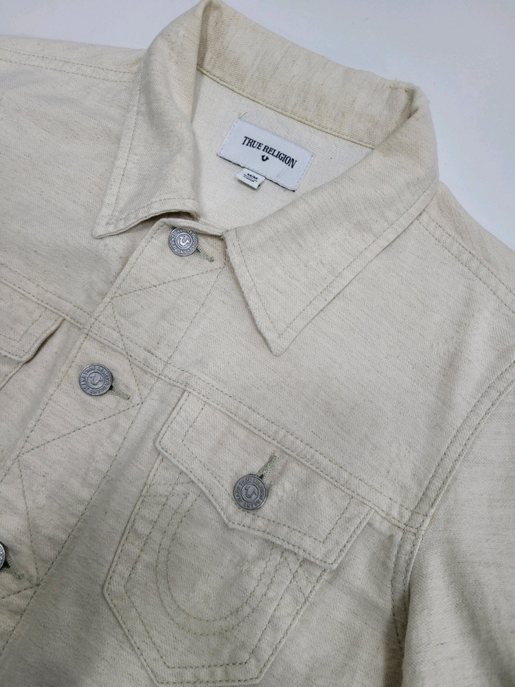 트루릴리전 데님 트러커 자켓 / 여 M 아이보리 이미지