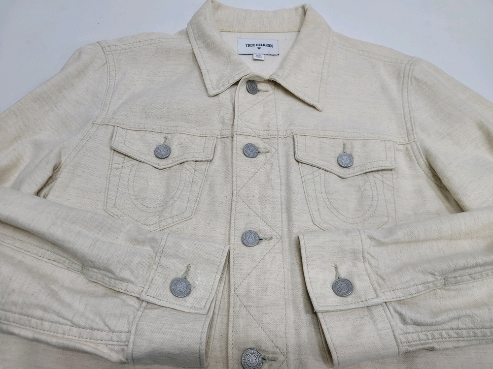 트루릴리전 데님 트러커 자켓 / 여 M 아이보리 이미지
