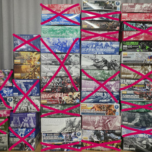 (판매 재고 수정_가격표 사진 참고)건담 프라모델 판매 (MG,RG,HG,SMP 등) 이미지