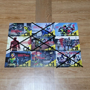 (일괄) 제일복권 가면라이더 제로원 REAL X HEROS G상 캔버스풍 보드 이미지