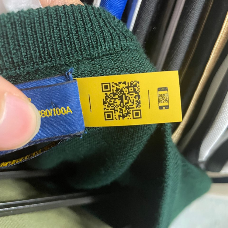 L 폴로 신형 워셔블메리노울 브이넥 니트 그린 이미지