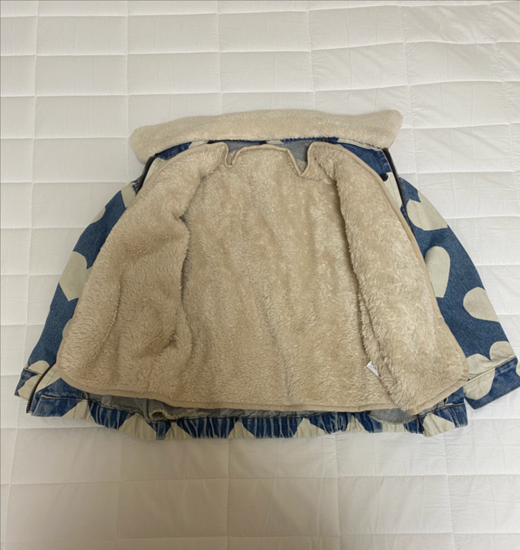 리미떼두두 하트 퍼 데님 자켓 이미지