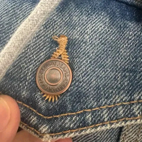 [S] 셀린느 백로고 후드 워싱 데님 자켓 이미지