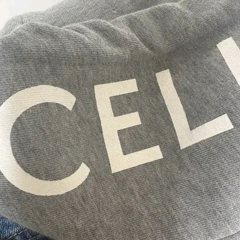 [S] 셀린느 백로고 후드 워싱 데님 자켓 이미지