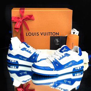 [6사이즈(250~255)] 루이비통 이클립스 범고래 트레이너 블루 이미지