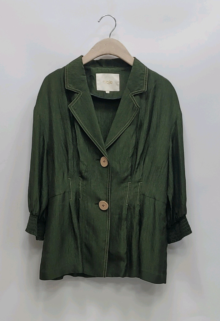 maje 20SS 마쥬 아세테이트 자켓 / 여 82-88-160 카키 이미지