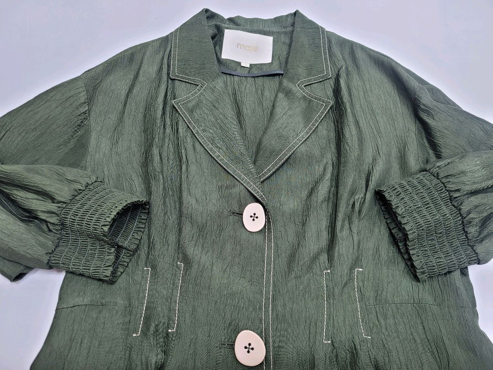 maje 20SS 마쥬 아세테이트 자켓 / 여 82-88-160 카키 이미지