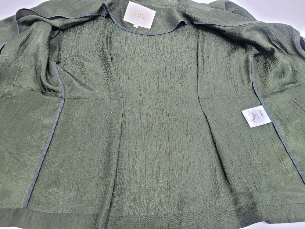 maje 20SS 마쥬 아세테이트 자켓 / 여 82-88-160 카키 이미지