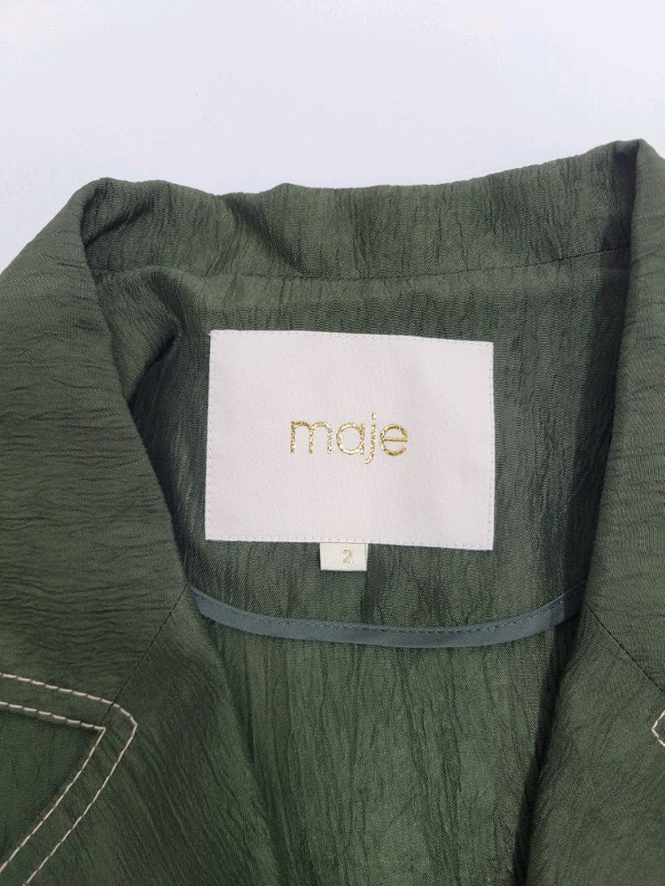 maje 20SS 마쥬 아세테이트 자켓 / 여 82-88-160 카키 이미지