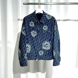 [50 (100-105) L사이즈] 디올 데님티어스 오블리크 청자켓 블루종 이미지