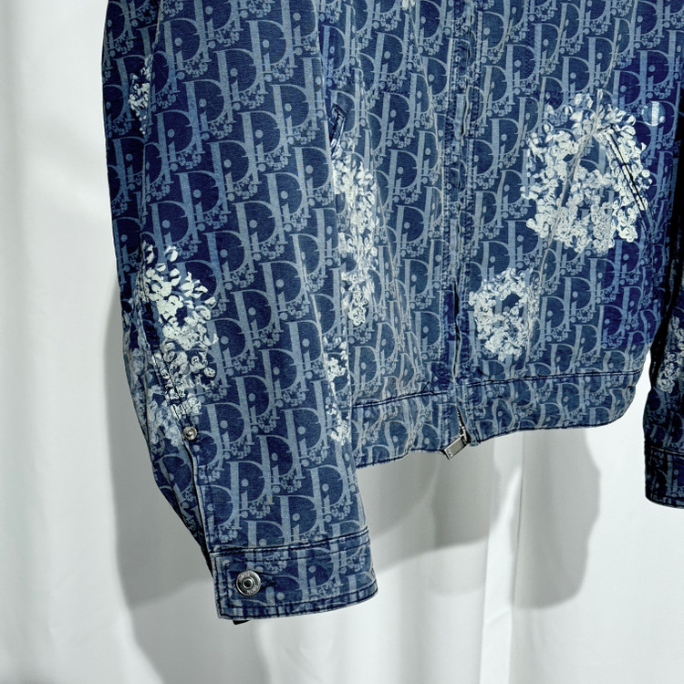 [50 (100-105) L사이즈] 디올 데님티어스 오블리크 청자켓 블루종 이미지