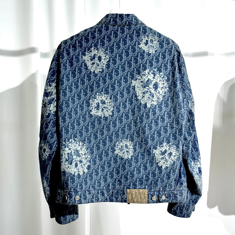 [50 (100-105) L사이즈] 디올 데님티어스 오블리크 청자켓 블루종 이미지