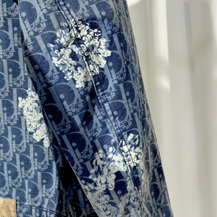 [50 (100-105) L사이즈] 디올 데님티어스 오블리크 청자켓 블루종 이미지