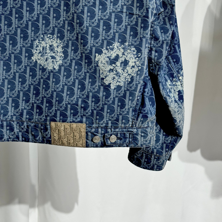 [50 (100-105) L사이즈] 디올 데님티어스 오블리크 청자켓 블루종 이미지