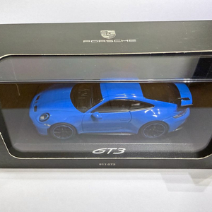 1:43 1/43 미니챔프 포르쉐 911(992) GT3 딜러버전 다이캐스트 판매합니다 이미지
