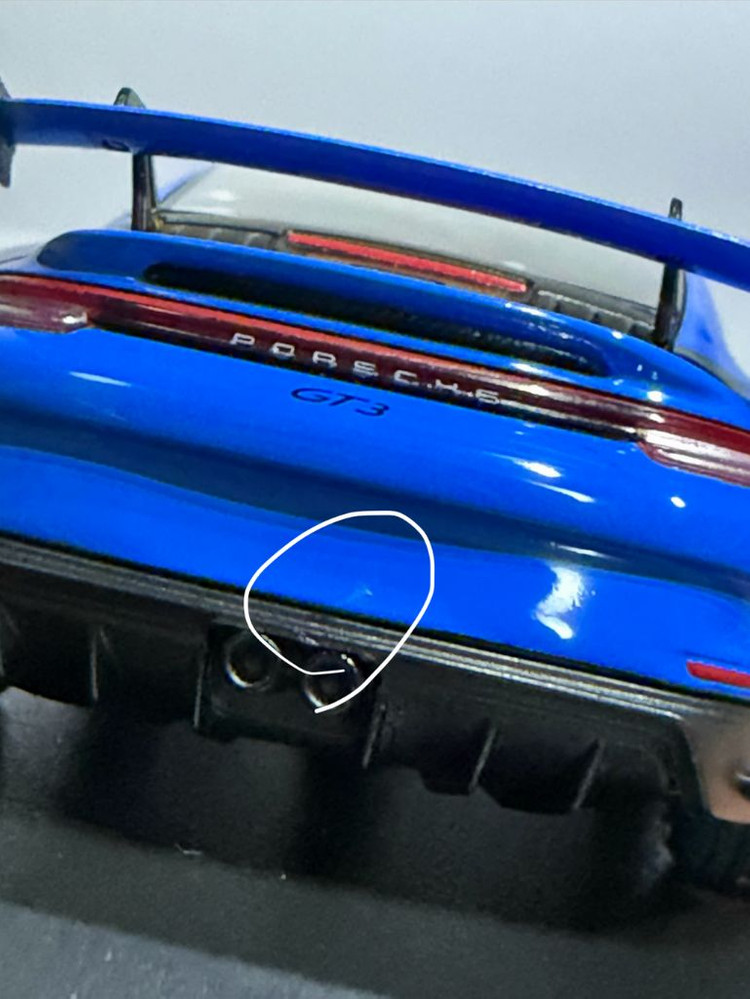 1:43 1/43 미니챔프 포르쉐 911(992) GT3 딜러버전 다이캐스트 판매합니다 이미지