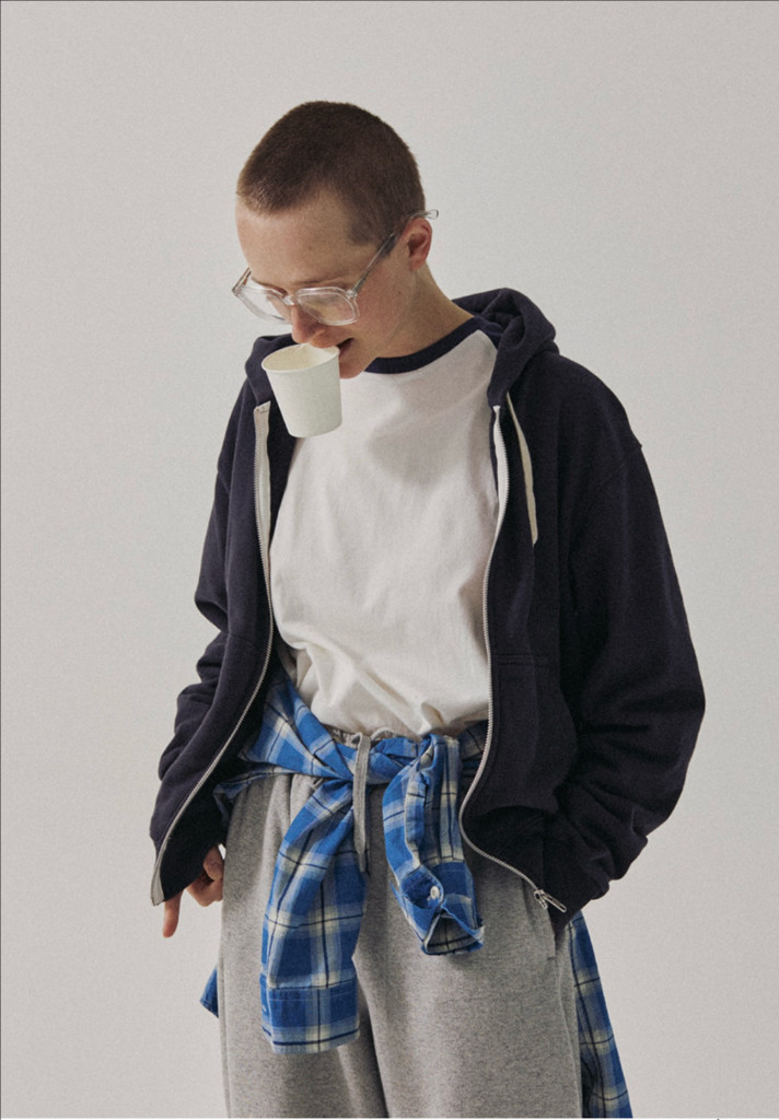 (토마스모어) 마일드 후드집업 블루나이트, XL 판매해요. 이미지