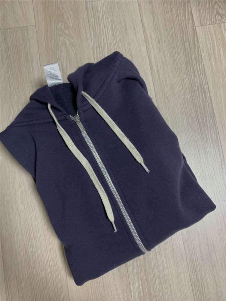 (토마스모어) 마일드 후드집업 블루나이트, XL 판매해요. 이미지