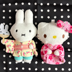 (새상품)유카타 미피/ 기모노 키티 인형 이미지