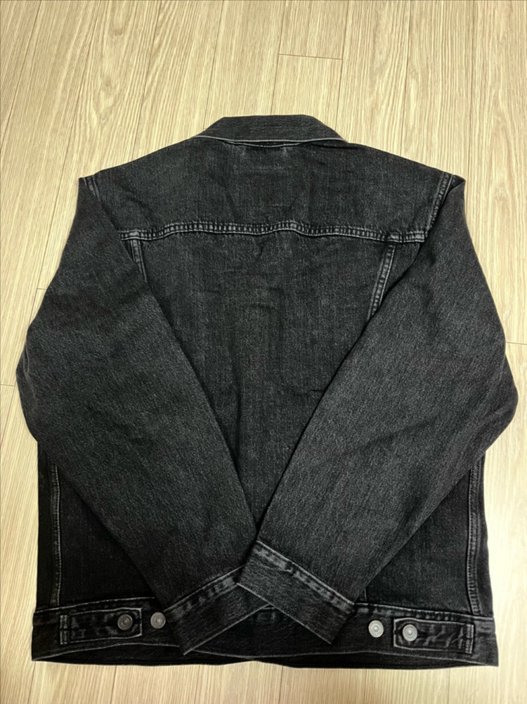 리바이스 프리미엄 데님 자켓 흑청 M 이미지