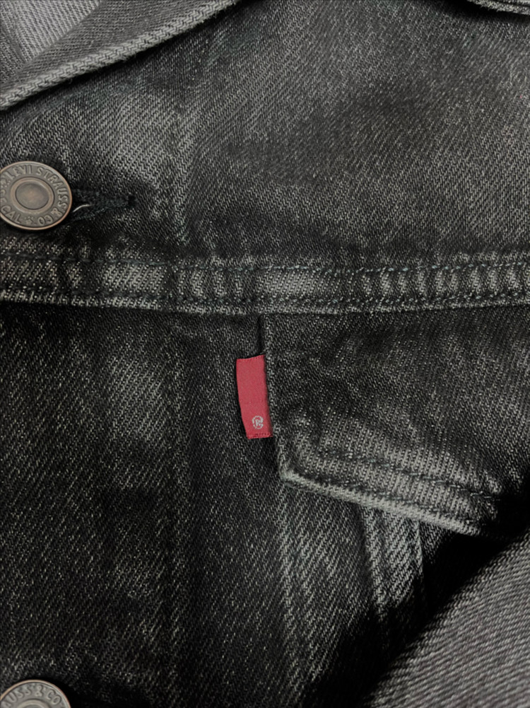 리바이스 프리미엄 데님 자켓 흑청 M 이미지