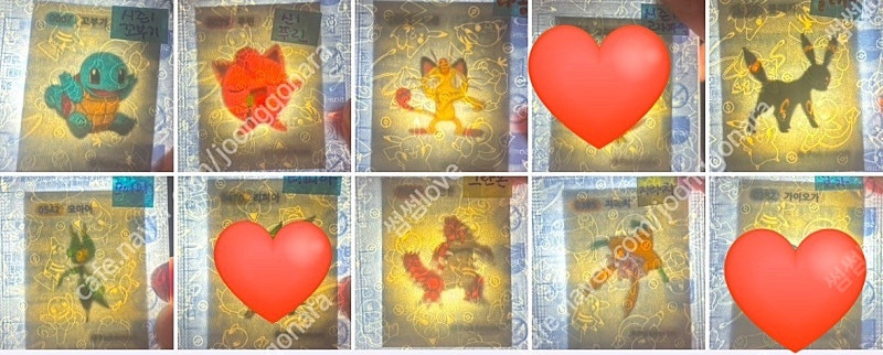 포켓몬 띠부씰 시즌1,2,3 미개봉 이미지