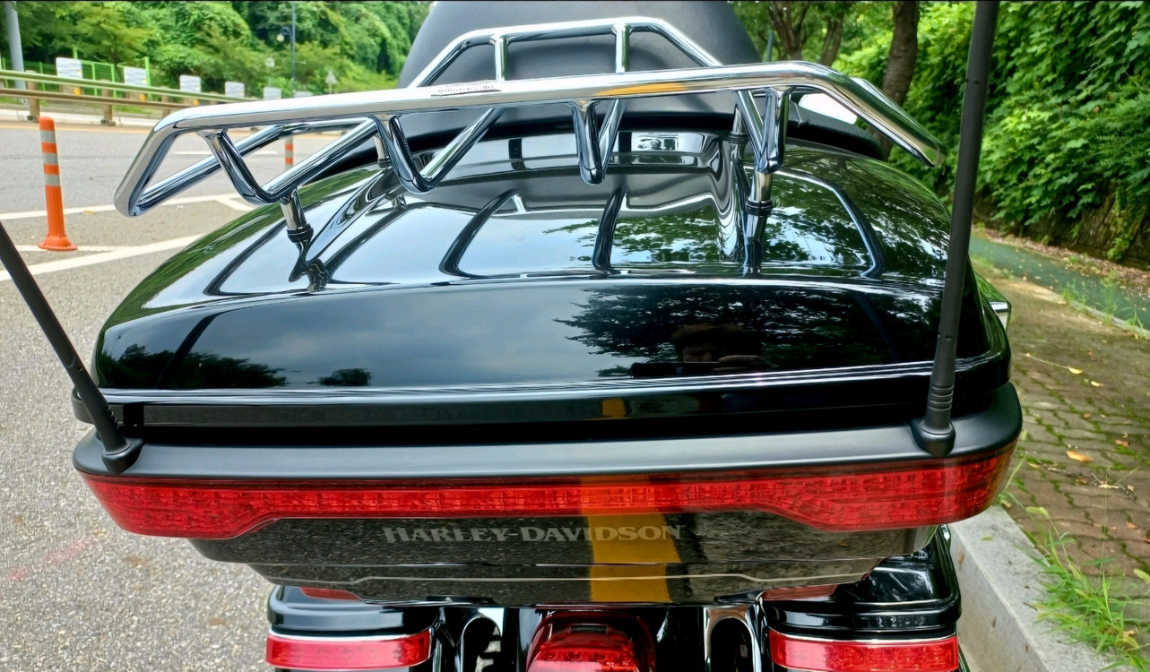 할리데이비슨 투어백 크롬레일(옵션)레일 이미지