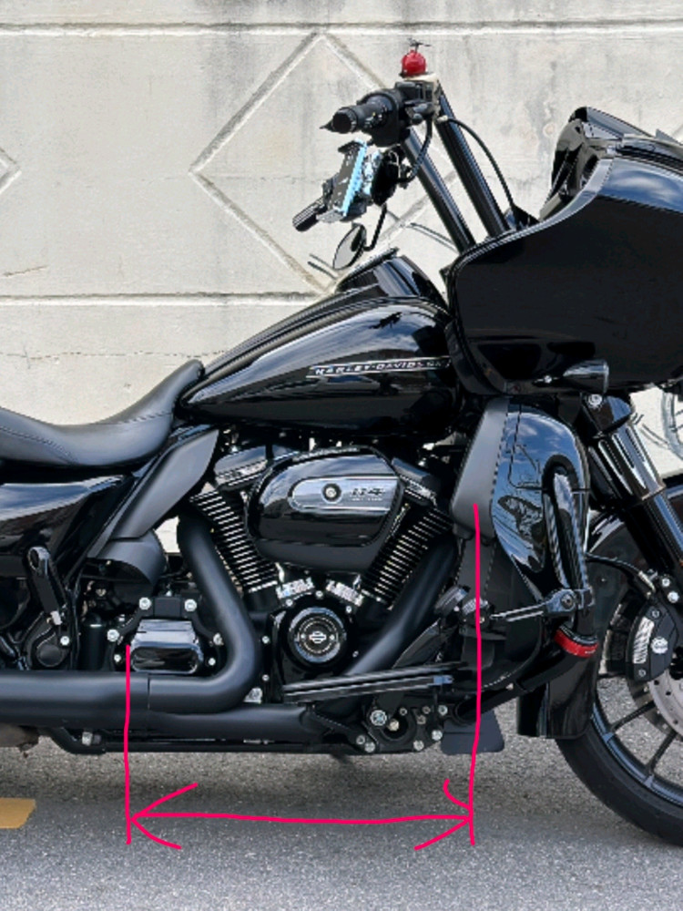 할리데이비슨 투어링 블랙 중통 머플러,107,114엔진 이미지