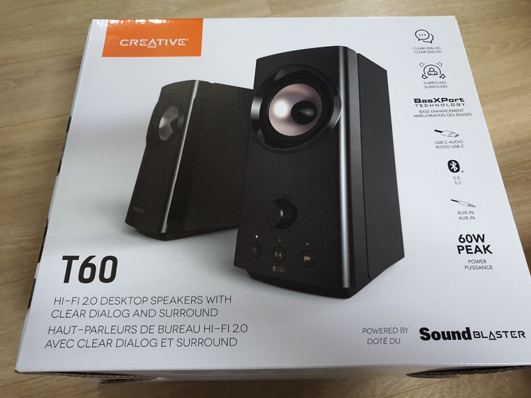 [새제품] 크리에이티브 T60 / Creative T60 스피커 판매합니다. 이미지