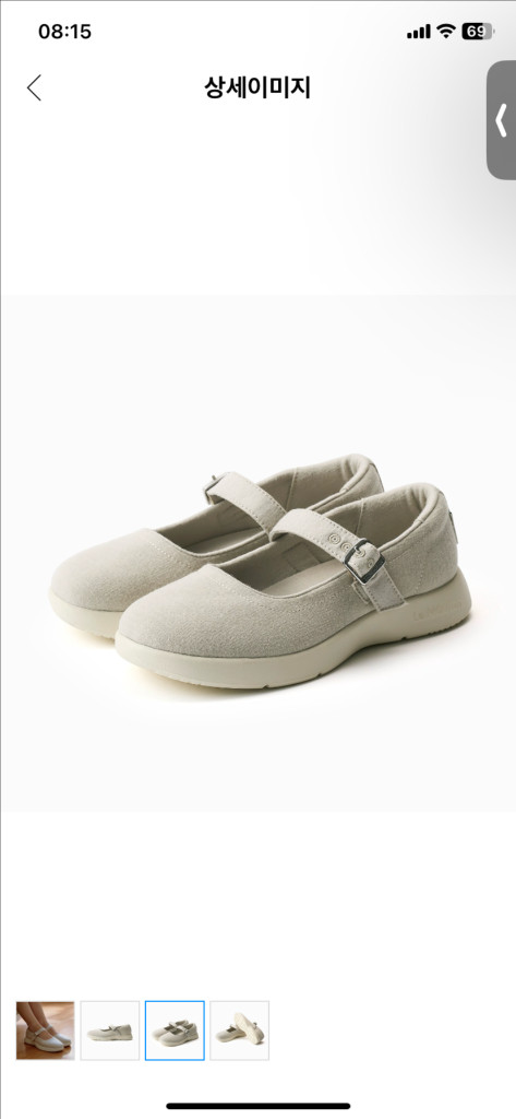 르무통 아이보리 메리제인 운동화 230 사이즈 (149,000원 구매 새상품) 이미지