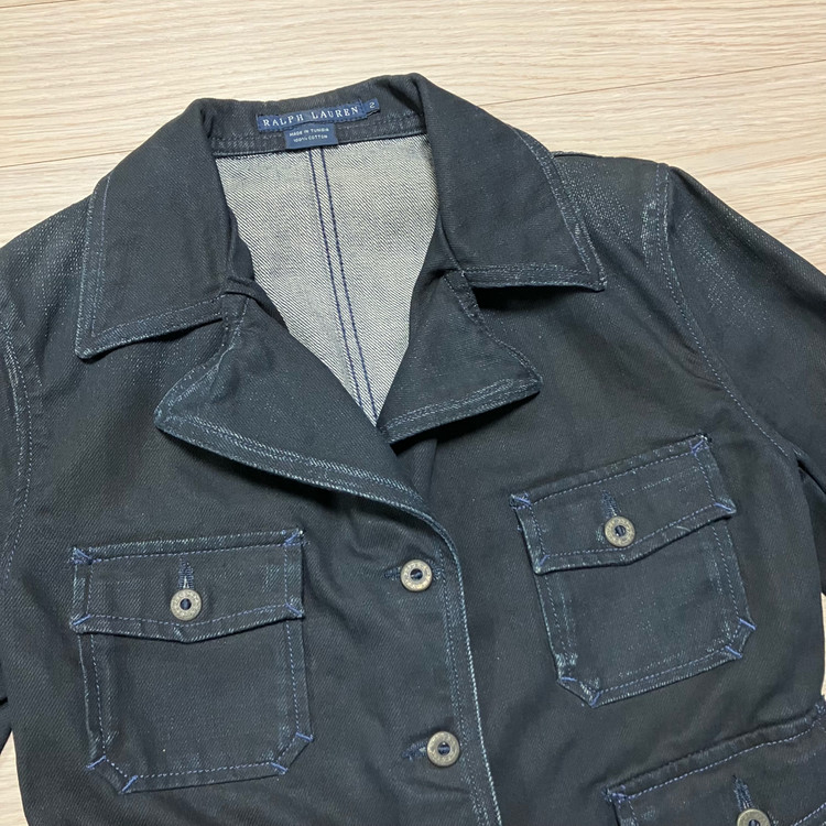 [Polo] 폴로 랄프로렌 데님 워싱 코팅 자켓 이미지